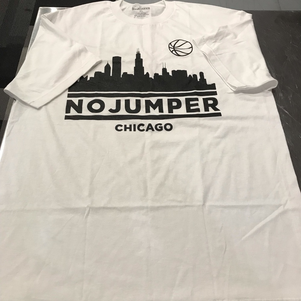 No Jumper Podcast T-Shirt(Chicago)